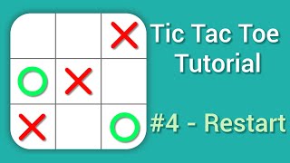 Javascript Tic Tac Toe Beginner Tutorial  PART 4  Game Over Checks and Restart Button [upl. by Kirat]