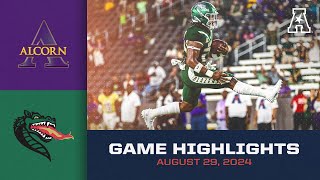 Game Highlights Alcorn State vs UAB August 29 2024 [upl. by Onaicilef573]