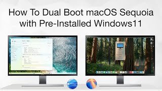 How to Dual Boot macOS Sequoia with Preinstalled Windows 11  Step By Step  Hackintosh [upl. by Ellynad]