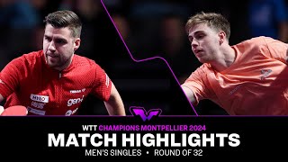 Darko Jorgic vs Truls Moregard  MS R32  WTT Champions Montpellier 2024 [upl. by Enairb]