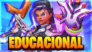 UNRANKED EDUCACIONAL CON SOMBRA LOS MEJORES HACKS  SESUKO OVERWATCH 2 [upl. by Ludvig]