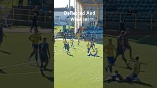 Deflected And Went In deflection nonleague nonleaguefootball goal longshot barrytown [upl. by Johm925]