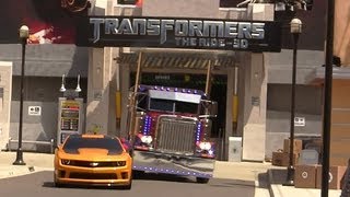 Grand Opening of Transformers The Ride 3D at Universal Studios Hollywood [upl. by Ayikahs]