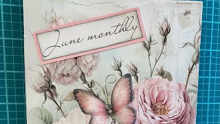 Journaling JOY June  Shabby Rose [upl. by Revkah]