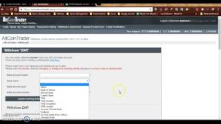 How to withdraw money from your altcointrader bitcoin walle [upl. by Adnulahs]