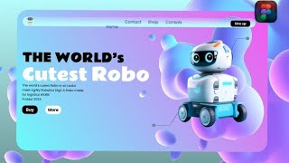 Interactive Landing page design FigmaFigma design tutorial for beginers [upl. by Notyalc]