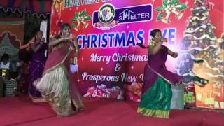 tamil christmas dance manavalen varaporaru [upl. by Annekahs]