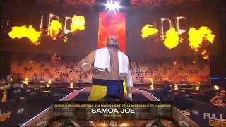 Samoa Joe Entrance  Zero Hour AEW Full Gear November 18 2023 [upl. by Aneeroc]