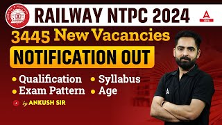 RRB NTPC New Vacancy 2024 Punjab  NTPC Qualification Exam Pattern Syllabus Age  Full Details [upl. by Jerrilee349]