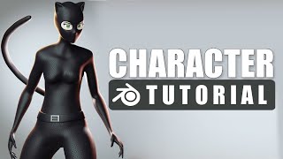 Blender Character Modeling Tutorial  For Beginners  Part 1 [upl. by Kayley697]