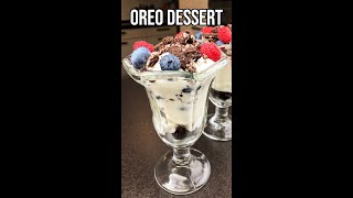 Sahne Joghurt Oreo Dessert shorts  Cream yogurt Oreo dessert Nachtisch einfach lecker [upl. by Weir]