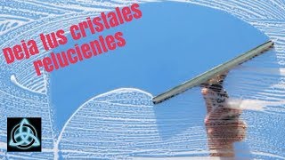 como limpiar los cristales aprende ha hacer tu propio limpiador [upl. by Fassold284]