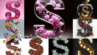 S letter wallpapers💕 letters alphabets sletterstatus sletter letter letterart [upl. by Gladine]