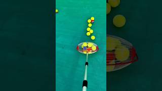 🎾Upgrade Your Tennis Game with This Handy Ball Collector smalleyes games seebetter eyesforward [upl. by Ryon]