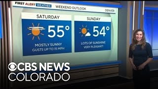 Denver weather A few more dry days before snow is back in the forecast [upl. by Aleyam]