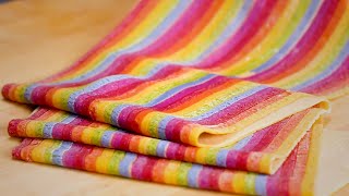 How to Make Rainbow Pasta by Salty Seattle [upl. by Hare]