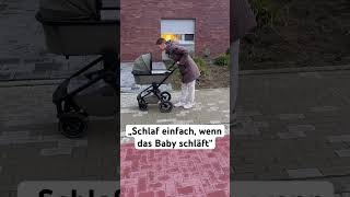 „Schlaf einfach wenn das Baby schläft“ lebenmitbaby momlife dadlife elternmomente [upl. by Sholeen]