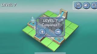 Water flow complete game video level 7 to 10 [upl. by Annohsat]