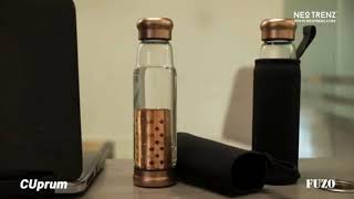 Cuprum  Copper Charged Glass Bottle [upl. by Cerys]