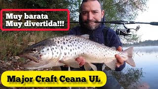 Estrenando MAJOR CRAFT CEANA UL majorcraft ceana trout [upl. by Cralg]