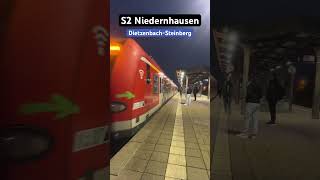 DietzenbachSteinberg Einfahrt BR423S2➡️Niedernhausen br423 sbahn shorts [upl. by Roeser928]