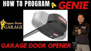 Programming a Genie garage door opener [upl. by Saundra]