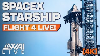 REPLAY SpaceX Starship Flight 4 IFT4 in 4K [upl. by Jerad]