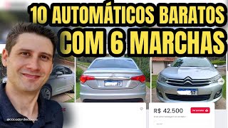 AUTOMÁTICOS MAIS BARATOS COM CÂMBIO DE 6 MARCHAS  Caçador de Carros [upl. by Emarej948]