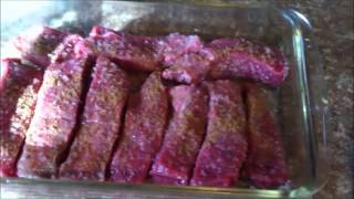 Making Biltong  Delicious cured meat [upl. by Wenoa553]