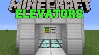 Minecraft REAL ELEVATORS SET UP EPIC ELEVATORS Mod Showcase [upl. by Nosretep]