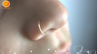 DIY Nose Ring Without Piercing Your Nose [upl. by Bakeman]