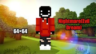 I made Evil Dream Nightmare Minecraft Skin 64×64 Part 9 [upl. by Saba]