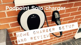 Home Electric Car Charger set up and app  Podpoint [upl. by Zzahc718]