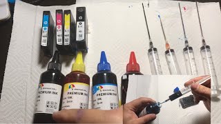 How To Guide Of Refilling Your Ink Cartridges For Your Printer  Step By Step DIY [upl. by Mercie]