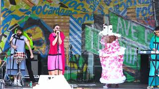 Pinc Louds quotDream Catcherquot live clip at Tompkins Sq Park and Loisaida Festival with puppets [upl. by Anirres]