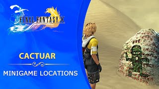 Final Fantasy X HD Remaster  Cactuar Minigame [upl. by Eimarej]