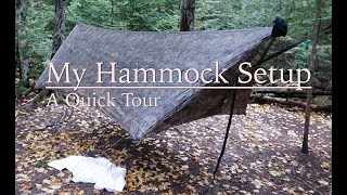 Super Quick Look At My Hammock Setup [upl. by Lisha301]