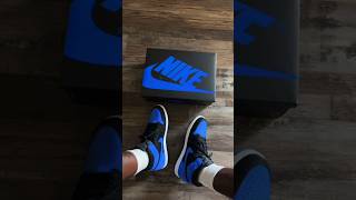 WOW AIR JORDAN 1 HIGH OG ROYAL REIMAGINED UNBOXING 🥶 sneakers airjordan nike shoes unboxing [upl. by Dysart333]