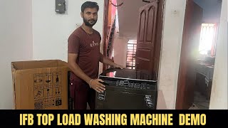 Ifb top load washing machine demo [upl. by Acul]