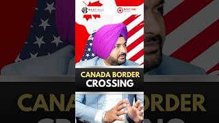 CANADA US ILLEGAL BORDER CROSSING 🇺🇸🇨🇦 uscanada border illegalimmigration donkey dunki [upl. by Ahsier]