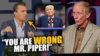 Charlie Kirk CALLS OUT Pastor John Piper About Donald Trump Statements [upl. by Casavant467]