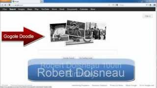 Google Doodle Robert Doisneaus 100th Birthday [upl. by Adlaremse]