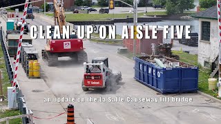 Clean up on aisle 5  an update on the La Salle Causeway lift bridge 4K [upl. by Adla422]