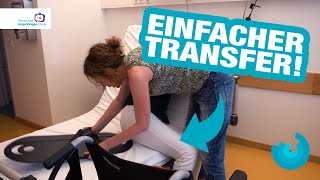 Kinaesthetics  Folge 4  Vom Bett in den Rollstuhl und zurück  HASTV [upl. by Luas]