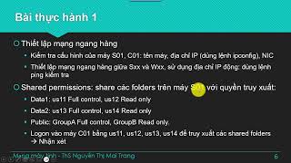 Windows Server 2019  Kết nối mạng  Share permission [upl. by Nolyak501]