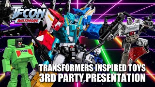 3rd Party Panel Presentation for TFcon Baltimore 2024  Transformers Inspired Toys and Collectibles [upl. by Clift]