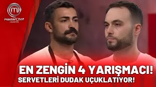 Masterchef 2024 En Zengin 4 Yarışmacı Servetleri Dudak Uçuklatıyor [upl. by Iren523]