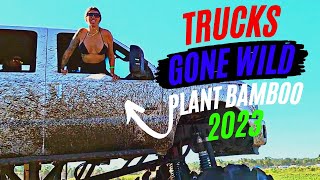 Okeechobee 2023 Trucks Gone Wild Plant Bamboo Mud Fest [upl. by Hplodnar]