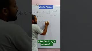 Compare Acidic nature of Alcohol and Phenol cicmclasses acidic phenol [upl. by Ihtak]