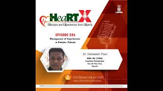 Management of Hypertension in Diabetes Patients  Dr Debasish Paul [upl. by Anatolio90]